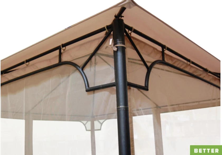 Gazebo Parts Direct Bamboo Look Gazebo Replacement Canopy L-GZ136PST - RIPLOCK 350
