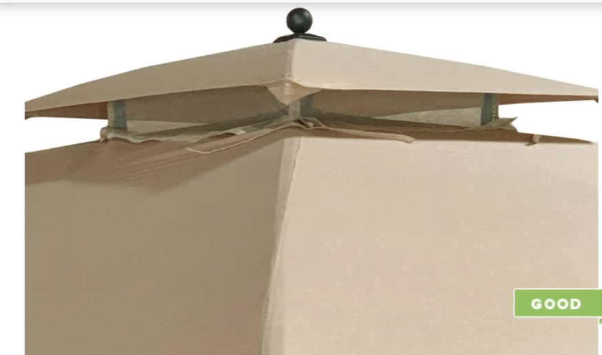 Gazebo Parts Direct Catalog Replacement Canopy For Broyhill Eagle Brooke And Ashford Gazebo - 350 - Beige