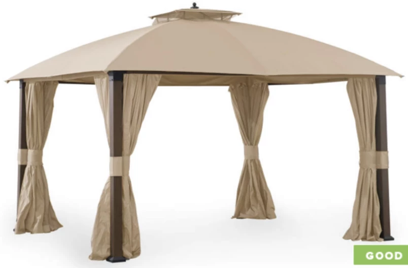 Gazebo Parts Direct Catalog Replacement Canopy For Broyhill Eagle Brooke And Ashford Gazebo - 350 - Beige