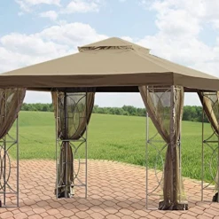 Gazebo Parts Direct Catalog Replacement Canopy For The Callaway Gazebo - Standard 350 - Beige