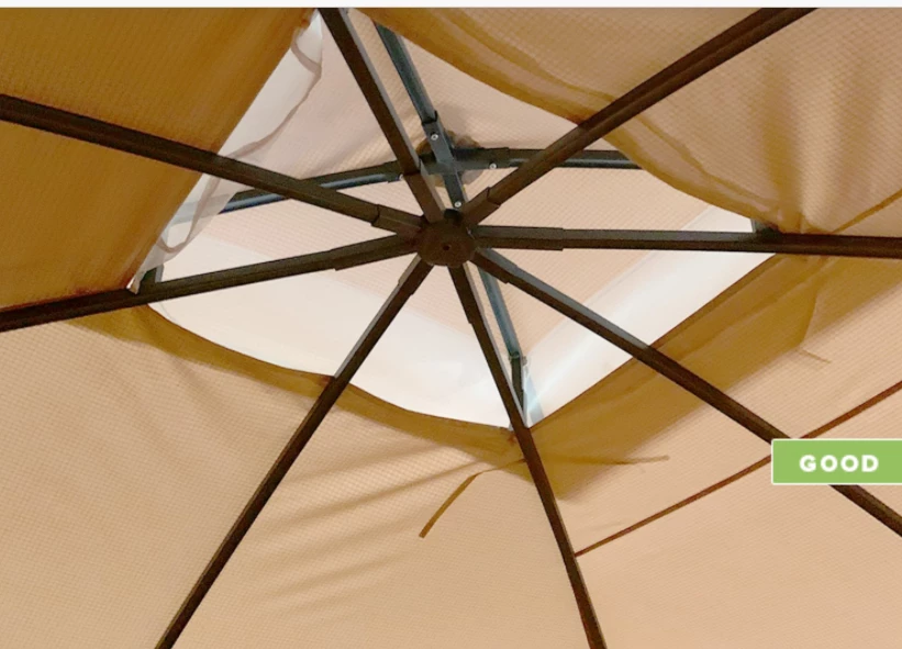 Gazebo Parts Direct Catalog Replacement Canopy For Broyhill Eagle Brooke And Ashford Gazebo - 350 - Beige