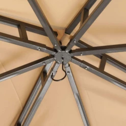 Gazebo Parts Direct Allen & Roth Inspired 10x12 Patio Garden Gazebo With Mosquito Netting + Double Soft-top