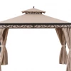 Gazebo Parts Direct Catalog Sunjoy Khaki Replacement Canopy For Bradley Soft Top Gazebo (10X12 Ft) A101003202 Sold At SunNest