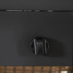 Gazebo Parts Direct Catalog Outdoor Patio Propane Burning Brown All-weather Wicker Fire Pit Table