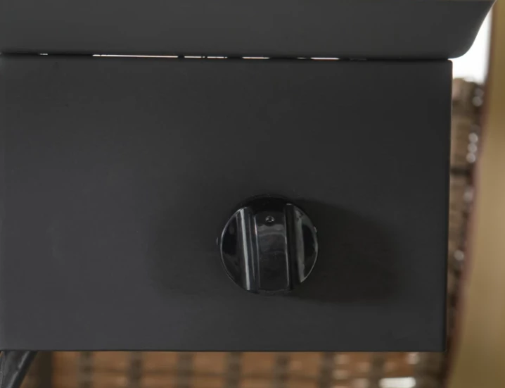 Gazebo Parts Direct Catalog Outdoor Patio Propane Burning Brown All-weather Wicker Fire Pit Table