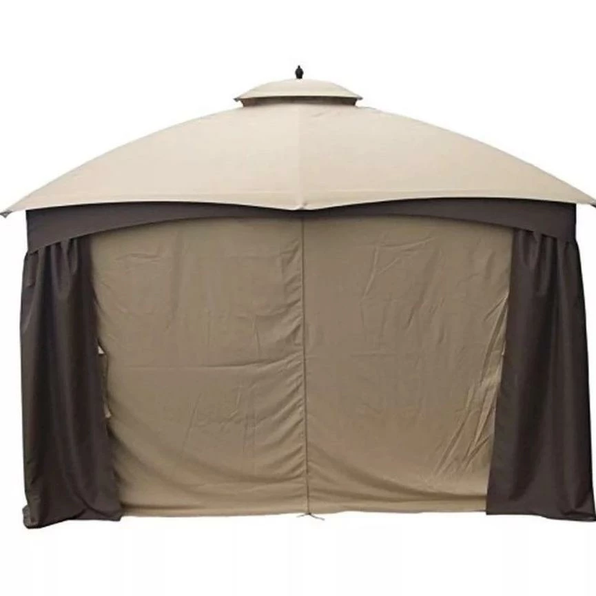 LOWES Asheville 10 X12 Full Set Gazebo Curtains 4 Sides With Zippers