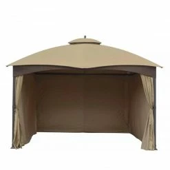 LOWES Asheville 10 X12 Full Set Gazebo Curtains 4 Sides With Zippers