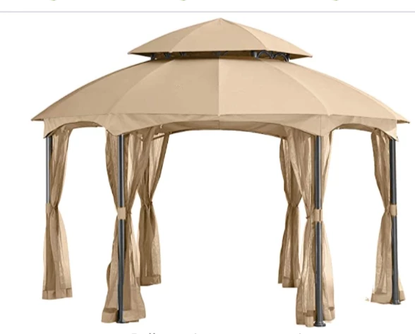 Gazebo Parts Direct Replacement Canopy And Netting For Heritage Gazebo L-GZ793PST-E - Riplock 350 Catalog
