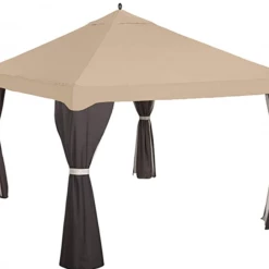 Gazebo Parts Direct Replacement Canopy Top Cover For Garden Treasures S-1210GZN 10' X 12' Gazebo - RipLock 500 Catalog