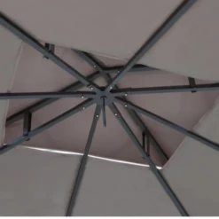 Gazebo Parts Direct Sunjoy Khaki+Dark Brown+Capulet Olive Replacement Canopy For Classic Scroll Gazebo (10X12 Ft) L-GZ288PST-4D Sold At Walmart CA Catalog