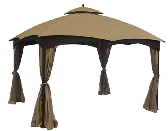 Gazebo Parts Direct Lowes Allen And Roth 10 X 12 Premium Rip Lock 350 Gazebo Canopy New G-12S004B-1/GF12S004BTO STOCK UP FLASH SALE ONE DAY ONLY