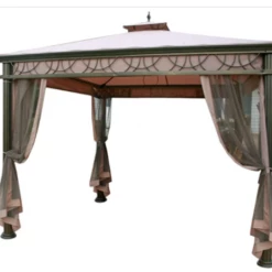 Gazebo Parts Direct Catalog Grand Casual Replacement Canopy Top Cover And Netting G-GZ073PAL- Rip Lock 350