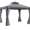 Gazebo Parts Direct Gray Replacement Curtain For Soft Top Gazebo (10X12 Ft) L-GZ1140PST-G Catalog