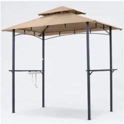 Gazebo Parts Direct Replacement Canopy Top CAN ONLY FIT For Model #L-GG001PST-F 8' X 5' Beige Double Tiered Canopy Grill BBQ Gazebo (Canopy Top Only) Catalog