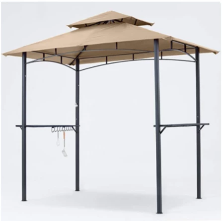 Gazebo Parts Direct Replacement Canopy Top CAN ONLY FIT For Model #L-GG001PST-F 8' X 5' Beige Double Tiered Canopy Grill BBQ Gazebo (Canopy Top Only) Catalog