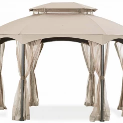 Gazebo Parts Direct Replacement Canopy For The Manhattan Oval Gazebo - RIPLOCK 350 - Beige