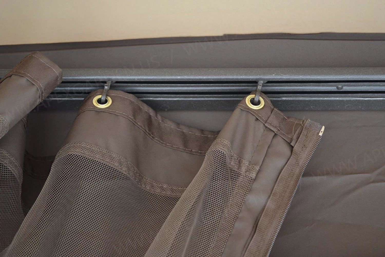 Gazebo Parts Direct Plastic Slide J Hooks For Gazebo Curtains/Mosquito Netting/The Track Of Lowe's Allen Roth #GF-12S004B,TPGAZ1-002 Gazebo - Quantity Of 36