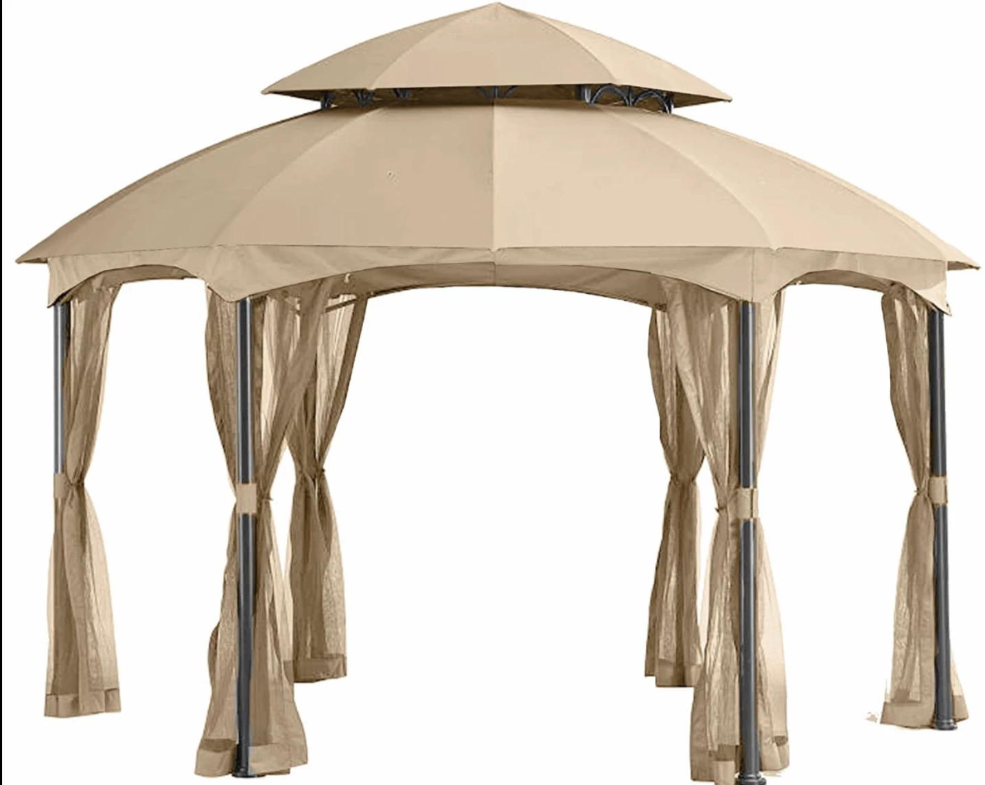 Gazebo Parts Direct Catalog Replacement Mosquito Netting Screen For The Heritage Dome Gazebo - Beige