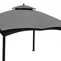Gazebo Parts Direct Catalog Lowes Allen And Roth 10 X 12 Gray Gazebo Canopy New G-12S004B-1/GF-12S004BT FLASH SALE TODAY
