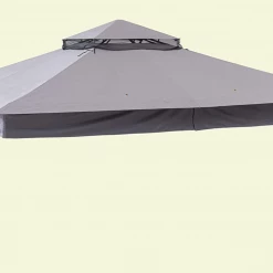 Gazebo Parts Direct Original Replacement Canopy For Allen+Roth Easy Up Gazebo (10X12 Ft) L-GZ472PST-I Sold At Lowe's, Light Grey Catalog