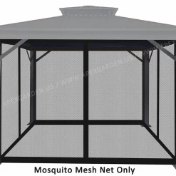 Gazebo Parts Direct UNIVERSAL 10 X 10 GAZEBO MOSQUITO REPLACEMENT SCREEN BLACK Catalog