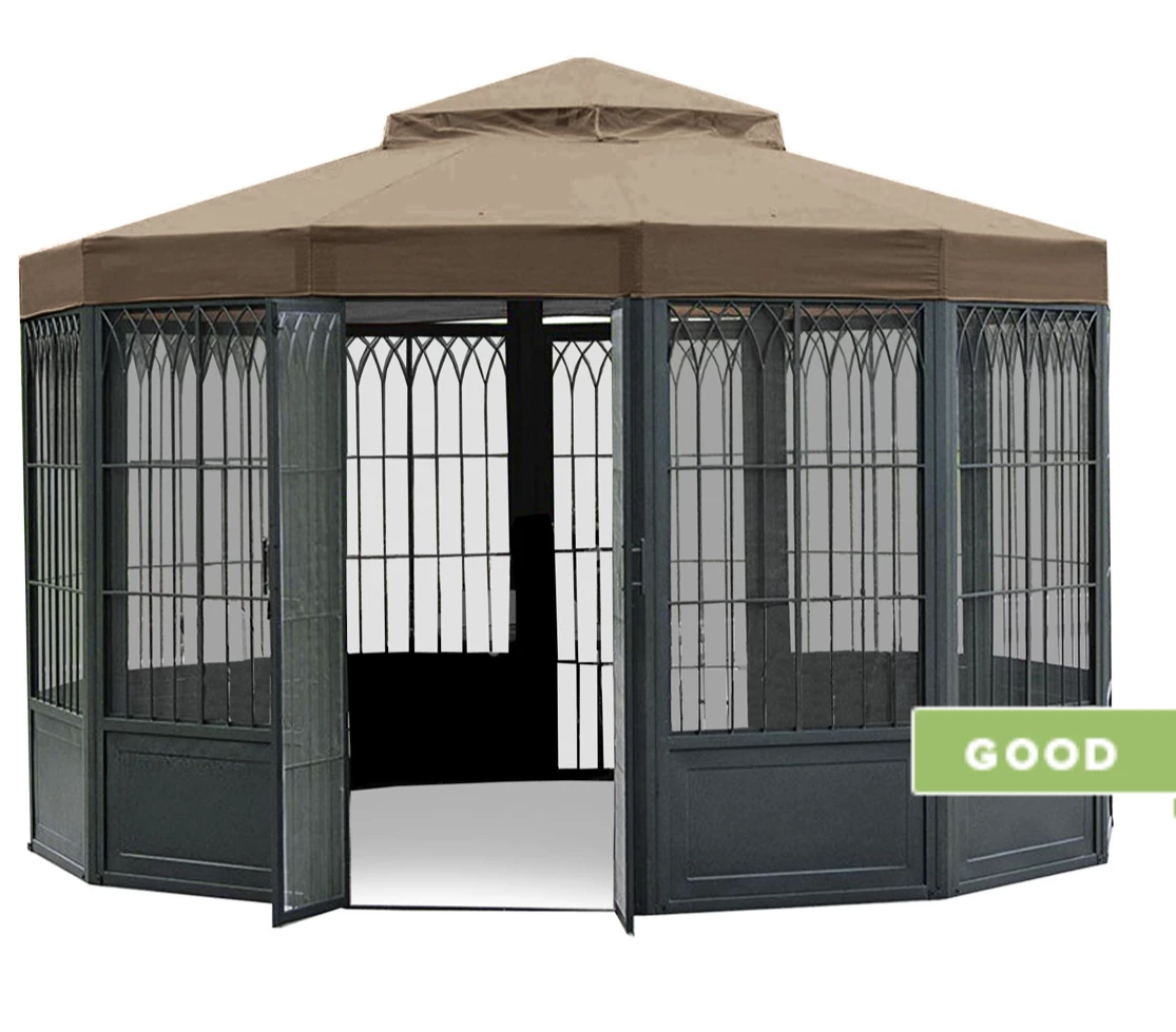 Gazebo Parts Direct Sun House L-GZ050PST-4 Gazebo Replacement Canopy Nutmeg - Rip Lock 350 Catalog