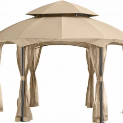 Gazebo Parts Direct Replacement Canopy For The Heritage Dome Gazebo - Standard 350 - Beige Catalog