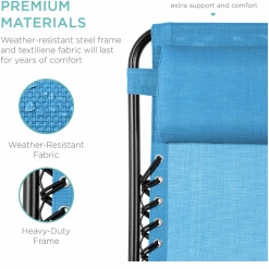 Gazebo Parts Direct Copy Of Set Of Two Adjustable Zero Gravity Lounge Chair Recliners For Patio, Pool W/Cup Holders - Catalog