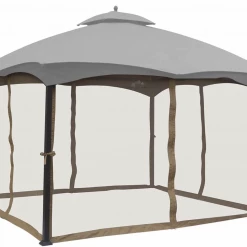 Gazebo Parts Direct Catalog Lowes Allen And Roth 10 X 12 Universal Netting Replacement Gazebo Mosquito Screen Super SALE TODAY ONLY