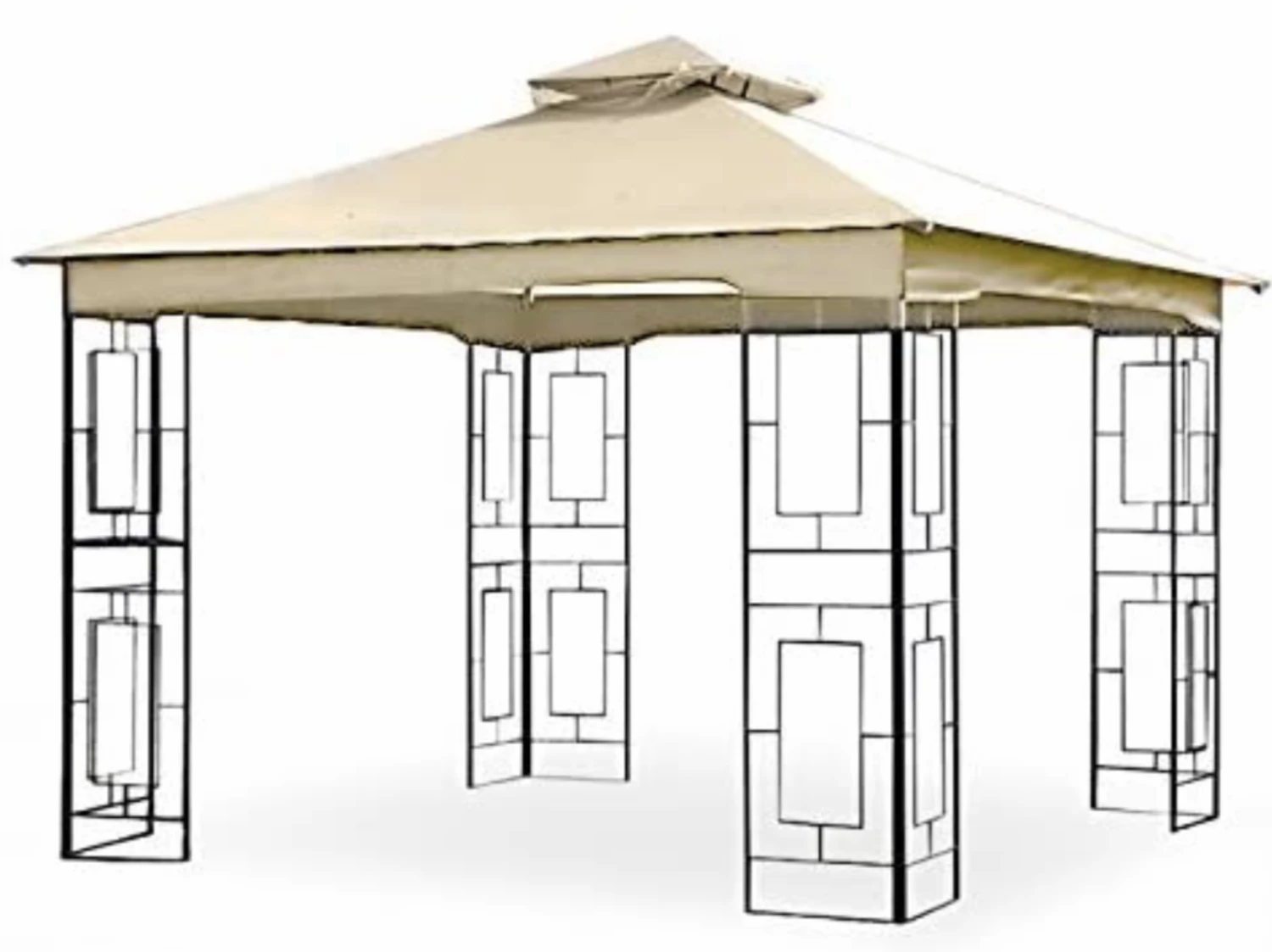 Gazebo Parts Direct Catalog Replacement Canopy For The Garden Treasures Geo Gazebo - Riplock 350 -Beige