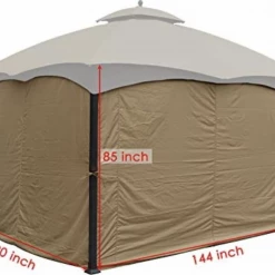 Gazebo Parts Direct Catalog Lowes Allen And Roth 10 X 12 Gazebo Refresh Bundle Canopy,Bug Screen,Curtain All In One Package