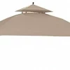Gazebo Parts Direct Catalog Replacement Canopy For The Windsor Grill Gazebo - Standard 350 - Beige