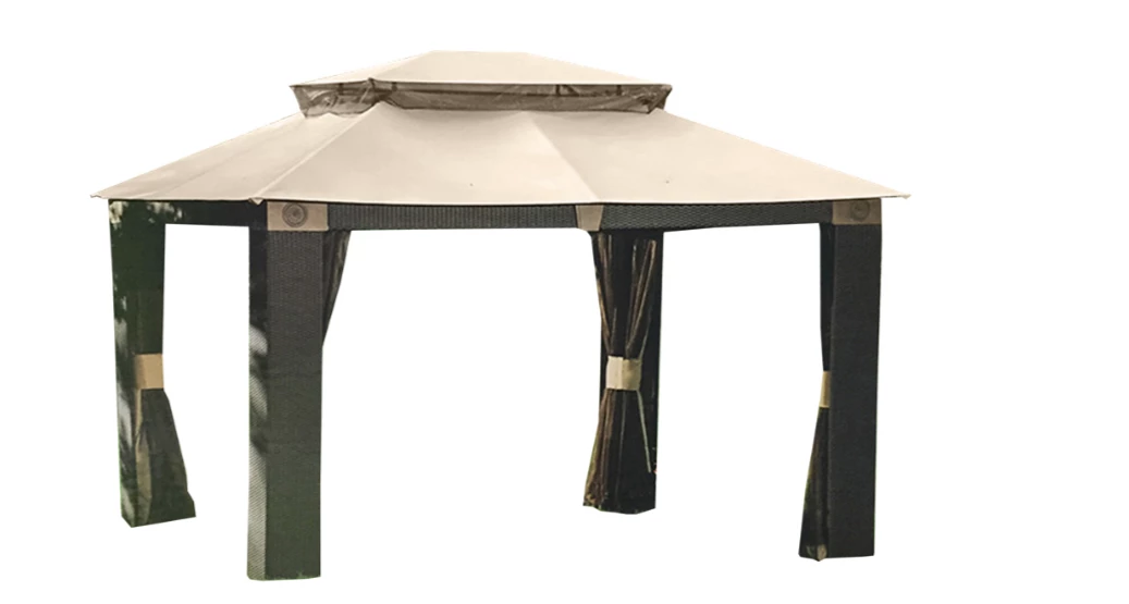 Gazebo Parts Direct Catalog SUNJOY ANTIGUA WICKER GAZEBO CURTAIN SET 10X12 MODEL L-GZ806PAL-C