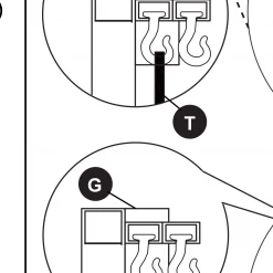 Gazebo Parts Direct Plastic Slide J Hooks For Gazebo Curtains/Mosquito Netting/The Track Of Lowe's Allen Roth #GF-12S004B,TPGAZ1-002 Gazebo - Quantity Of 36