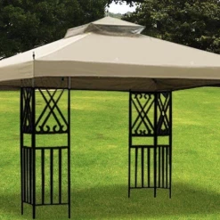 Gazebo Parts Direct 2 Tier 12x10' Gazebo Canopy Top Cover Replacement For Sunjoy L-GZ288PST-4D
