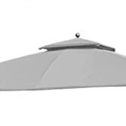 Gazebo Parts Direct Big Lots Windsor Replacement 10x12 Canopy For L-GZ717PST-C - Riplock 350 - Slate Gray