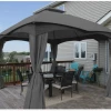 Gazebo Parts Direct LOWES GREY 10 X 12 GAZEBO REFRESH BUNDLE CANOPY,BUG SCREEN,CURTAIN ALL IN ONE Catalog