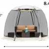 Gazebo Parts Direct Catalog Pop Up Screen House Room 6-8 Person Sun Shade Shelter Mesh Walls