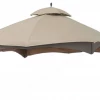 Gazebo Parts Direct Massilon Gazebo 12' X 10' Cabin-Style Soft Top Gazebo Top For Model L-GZ933PST Beige Catalog