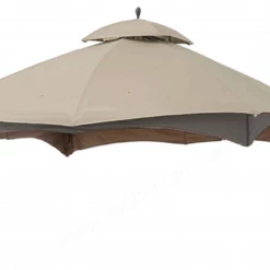 Gazebo Parts Direct Massilon Gazebo 12' X 10' Cabin-Style Soft Top Gazebo Top For Model L-GZ933PST Beige Catalog