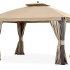 Gazebo Parts Direct Curtain For The Shadow Creek Gazebo - Beige L-GZ1140PST