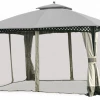 Gazebo Parts Direct Catalog Windsor Original Replacement L-GZ717PST-C 10x12 Canopy For Windsor Sold At Big Lots Beige