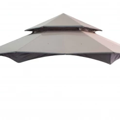 Gazebo Parts Direct Sunjoy Khaki Replacement Canopy For South Bay Hexagon Gazebo (14X14 Ft) L-GZ793PST-A Sold At BigLots Catalog