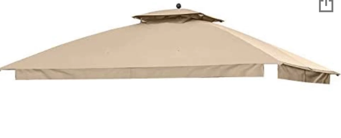 Gazebo Parts Direct Catalog Replacement Canopy For The Shadow Creek Gazebo - Standard 350 - Beige L-GZ1140PST