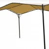 Gazebo Parts Direct BEST 12 X 12 Ft Outdoor Patio Swan Gazebo Canopy For Backyard, Iron, 250gsm Polyester Canopy, Beige