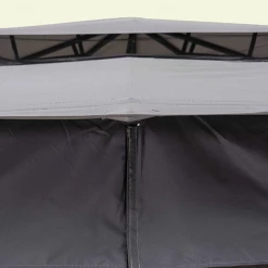 Gazebo Parts Direct Original Replacement Canopy For Allen+Roth Easy Up Gazebo (10X12 Ft) L-GZ472PST-I Sold At Lowe's, Light Grey Catalog