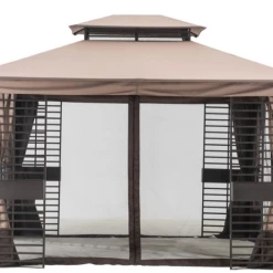 Gazebo Parts Direct Replacement Curtains (10x12 FT) L-GZ882PST-D Sold At Lowe's