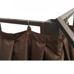 Gazebo Parts Direct Catalog Lowes Allen & Roth 4 Poles Brown Corner Curtain Set For Lowe's 10' X 12' Gazebo Model #GF-12S004BTO / GF-12S004B-1 (Corner Curtains Only)
