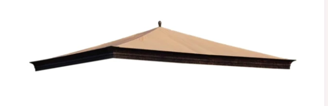 Gazebo Parts Direct Khaki Replacement Canopy (Deluxe Version) For Sean Conway Gazebo (10X12 Ft) G-GZ107PST-06 Sold At Target
