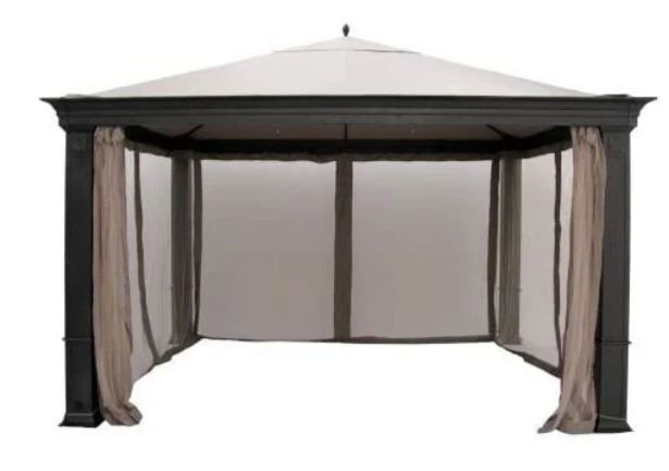 Gazebo Parts Direct Catalog Replacement Canopy Top Cover For Tiverton Series 3 Gazebo - Riplock 350 - Beige